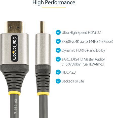 Image du produit StarTech HDMM21V3M Câble HDMI HDMI type A (standard) (3 m, HDMI)