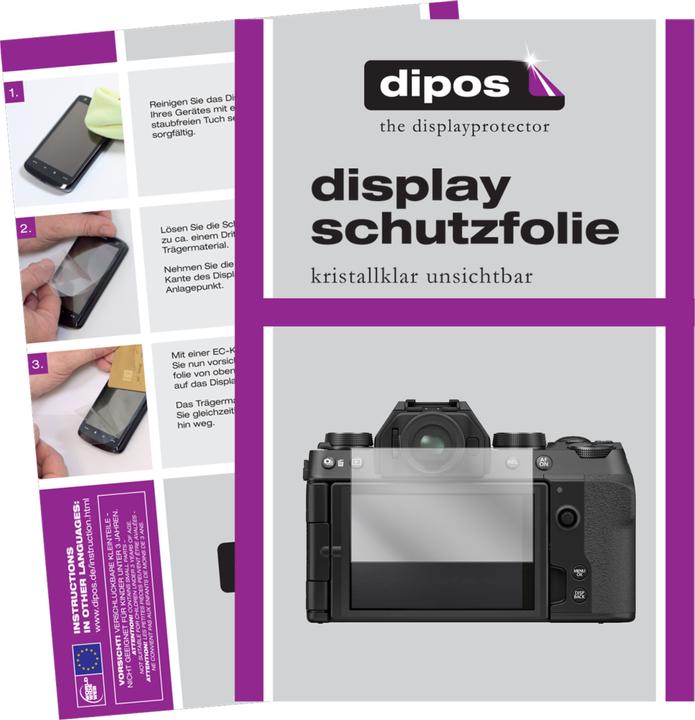 Dipos Crystalclear display beschermfolie (Bescherming van het scherm, Fujifilm X-S10)