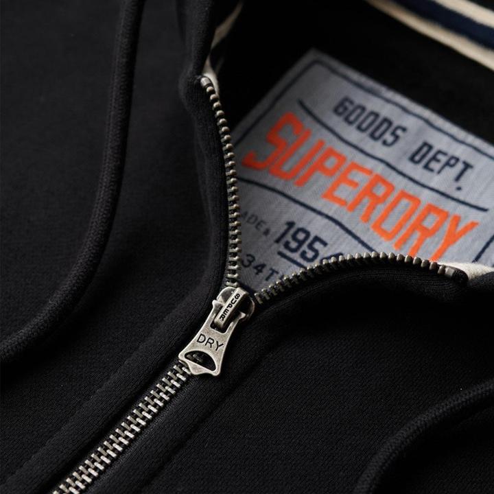 Produktbild Superdry Sweatjacke Casual Figurbetont Essential Logo Zip Hoodie (XL)
