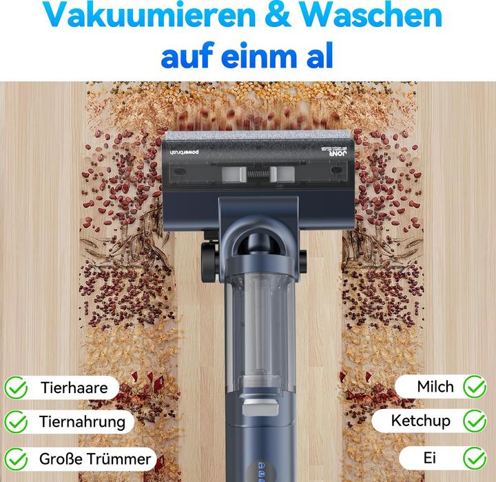 Actual product image Jonr ED12 Pro Wet Dry Vacuum Cleaner 3-in-1 Vacuum Cleaner Cordless,Double-sided edge cleaning,9kPa
