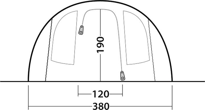 Actual product image Outwell Rockwell 6 (Tunnel tent, 22.20 kg, 6 persons)