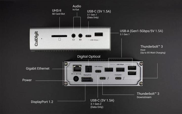 Actual product image CalDigit TS3 Plus (Thunderbolt, 1 Ports)
