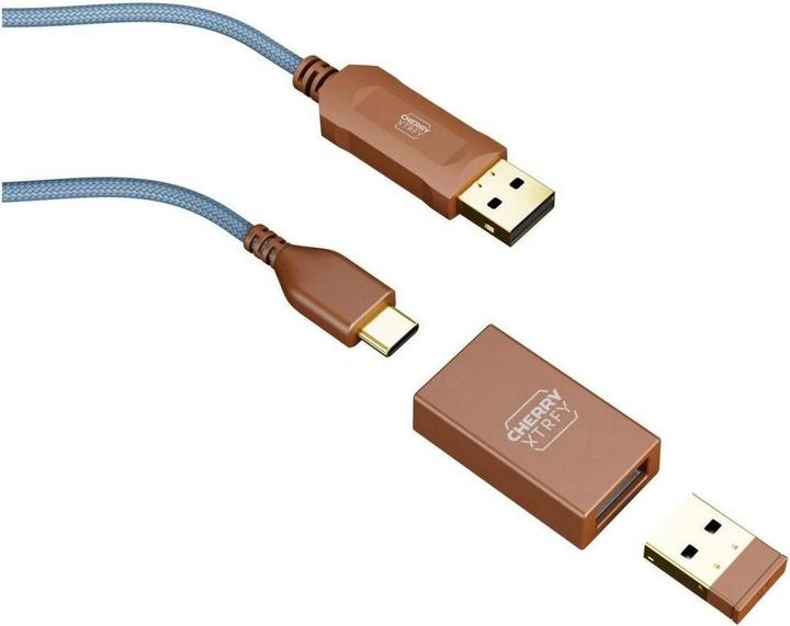 Actual product image CHERRY xtrfy M68 Wireless, Blue (Wireless)
