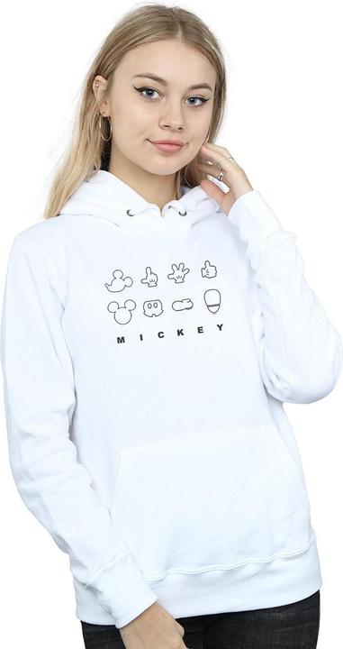 Image du produit Disney - Sweat à capuche MICKEY MOUSE DECONSTRUCTED - Femme (L)