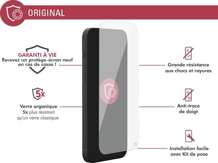 Actual product image Bigben Connected Glass screen protector (1 Piece, Apple iPhone 14 Pro Max)