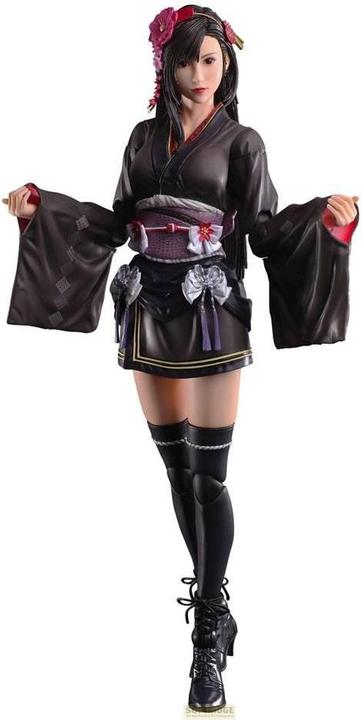 Actual product image Square Enix Final Fantasy VII Remake Play Arts Kai action figure Tifa Lockhart Exotic Dress Ver. 25 cm