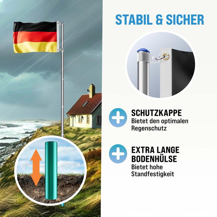 Produktbild Monzana Fahnenmast