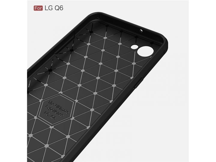 Image du produit Screenguard LG Q6 Cover Carbon Brushed Soft TPU (LG Q6)