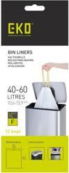 Image du produit EKO Sacs poubelle type F 40-60 LTR (12 x, 60 l)