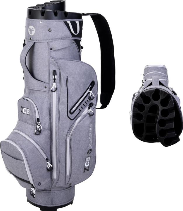 Actual product image FastFold denim golf cart bag zcb