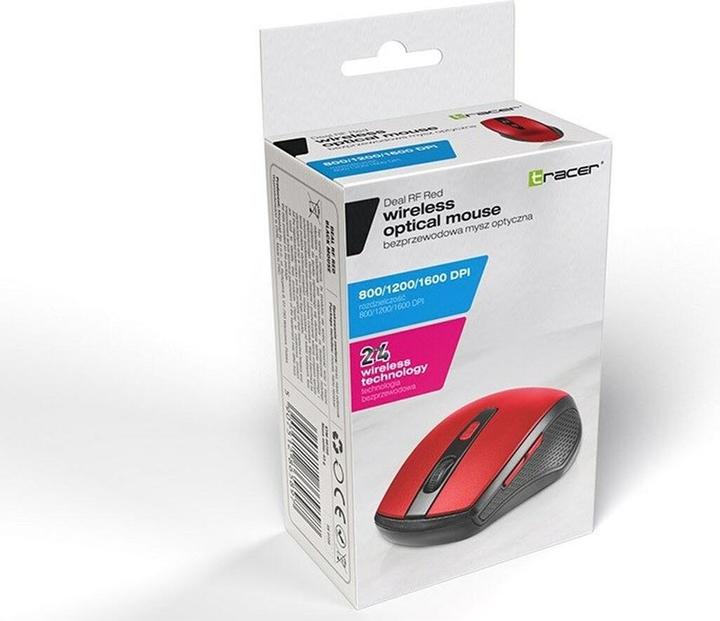 Actual product image Tracer Deal Red RF Nano Mouse Wireless (Wireless)