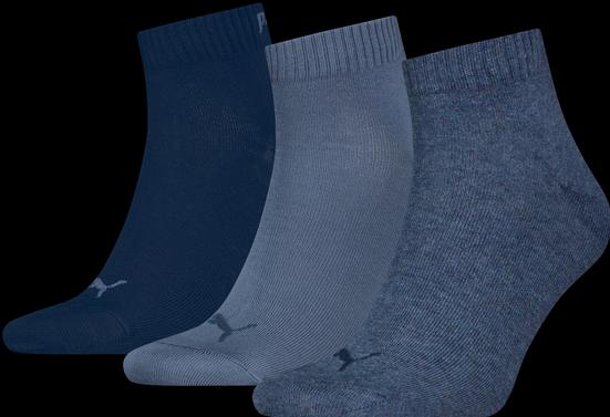 Produktbild Puma Quarter Plain 3p Unisex (3er Pack, 43 - 46)