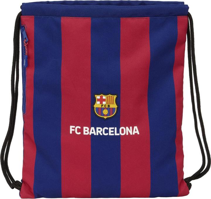 Produktbild FC Barcelona Rucksacktasche mit Bändern F.C. Barcelona 24/25 Granatrot Marineblau 35 x 40 x 1 cm