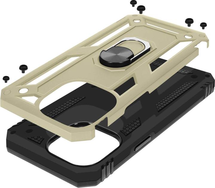 Actual product image Avizar Shockproof Mobile Phone Case with Ring Series (Apple iPhone 15 Pro Max)