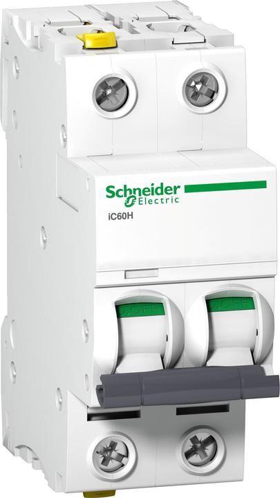 Produktbild Schneider Electric Acti9 iC60H MCB 2 Pole 2A Curve C