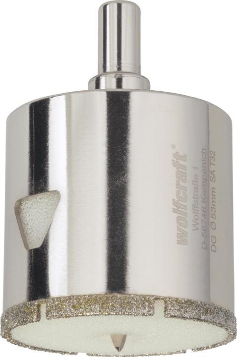 Image du produit wolfcraft Scie cloche diamantée Céramique Ø 74mm (74 millimètres)