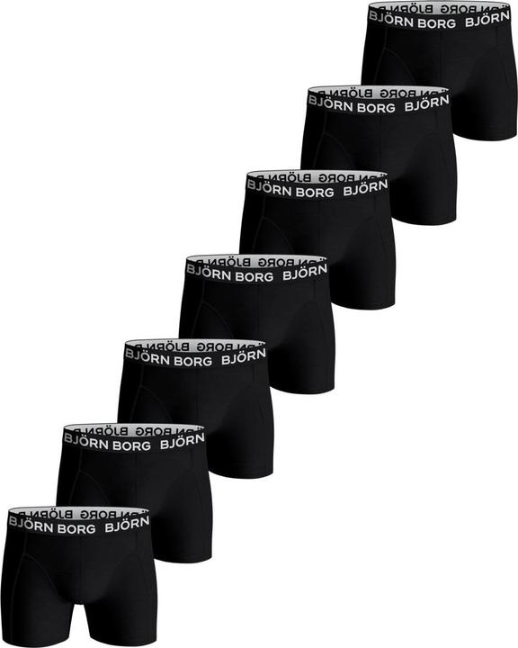 Produktbild Björn Borg Cotton Stretch Boxer 7er Pack - 65533 (S, 7er Pack)