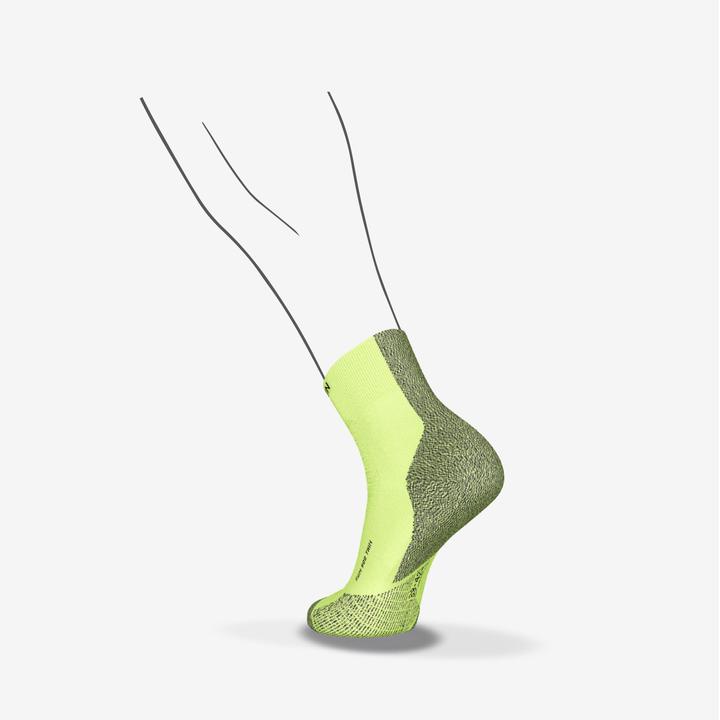 Image du produit Kiprun Chaussettes de running run900 fines mid jaunes (37, 38)