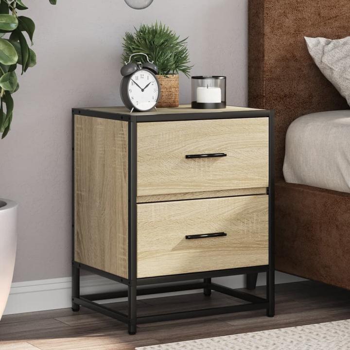 Productafbeelding VidaXL Nachtkastje Nachtkastje Nachtkastje Commode Tafel Sonoma eik (40 x 31 x 50 cm)