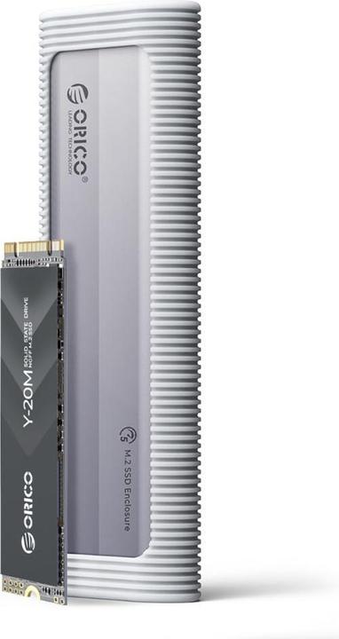 Actual product image Orico Other Computer Accessory AXM2S-G2 M.2 NVME/NGFF USB-C 10Gb/s Disk Drive - Gray (M.2 2280)