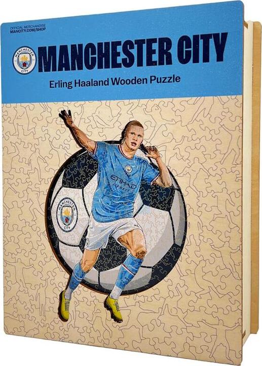 Iconic Man City FC - Erling Haaland - Wooden Puzzle Size S (150 pieces) (150 pieces)