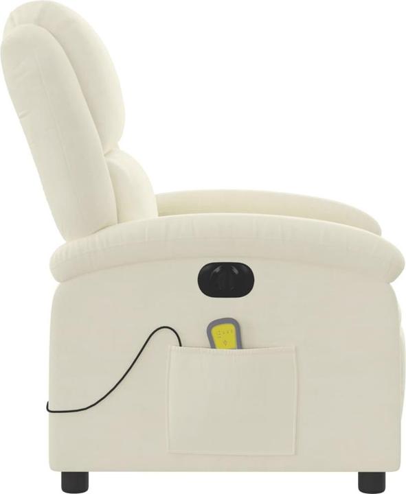 Actual product image VidaXL Massage chair electric velvet
