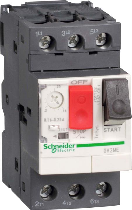 Immagine prodotto Schneider Electric Protezione motori GV2ME 0.1-0.16A FLC