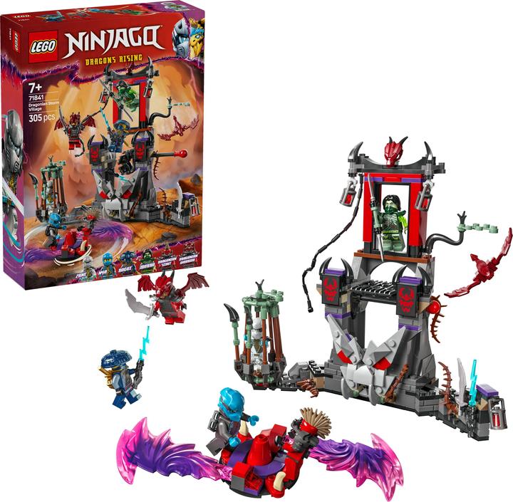 Actual product image LEGO Draconian storm village (71841, LEGO Ninjago)