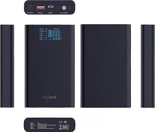 Image du produit Revolt Banque d'énergie USB (18000 mAh, 120 W, 66.60 Wh)