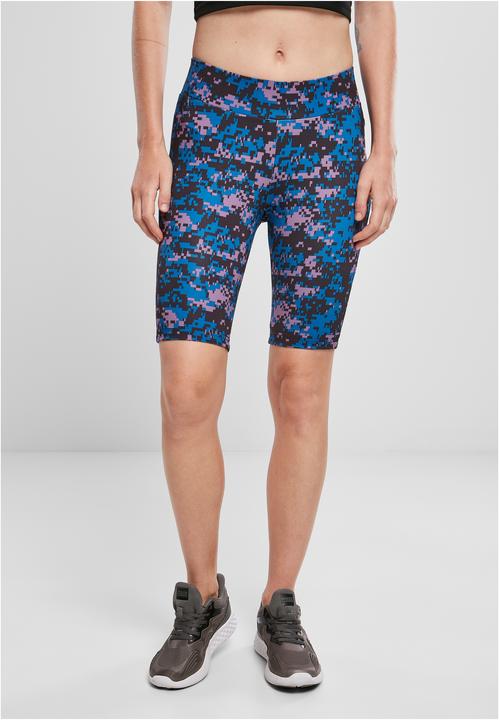 Urban Classics Ladies High Waist Camo Tech Cycle Shorts