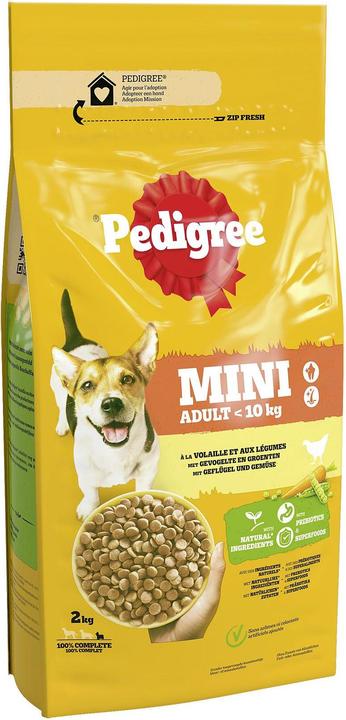Actual product image Pedigree Dry with poultry & vegetables (Adult, 6 pcs., 2000 g)