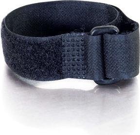 C2G 11in Hook / Loop Cable Management Straps - 12pk Black (Klettkabelbinder, 280 mm, 12 Stk.)