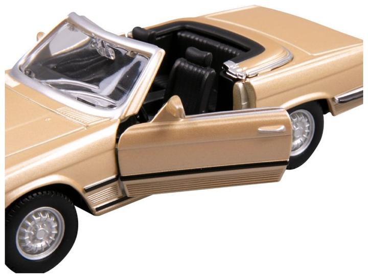 Actual product image Bburago 18-43056 Mercedes 450 SL1977 κλίμακα 1:32 μεταλλικό (Asst.18/43100,18/43000) κρεμ για ηλικίε