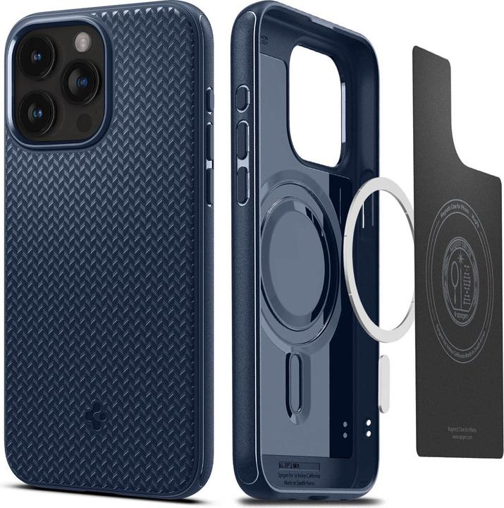 Image du produit Spigen Mag Armor iPhone 15 Pro 6.1" MagSafe granatowy/navy blue (Apple iPhone 15 Pro)