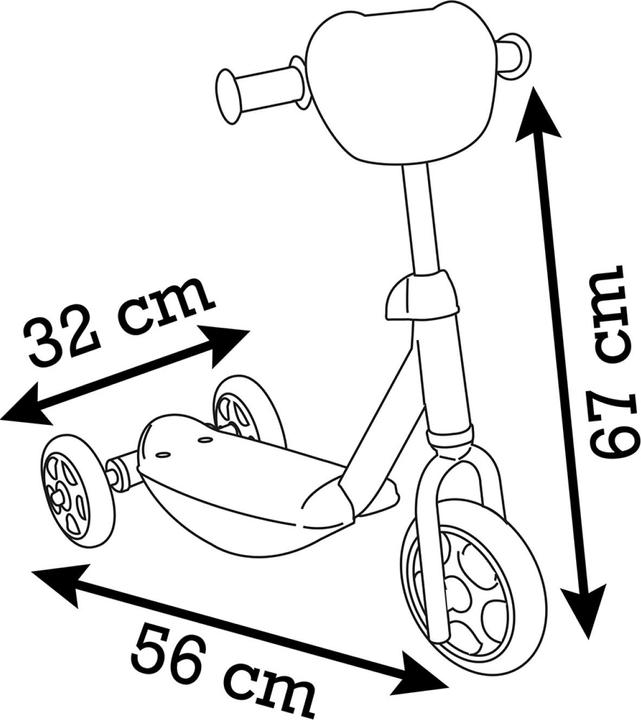 Produktbild Smoby Gabby 3W Scooter