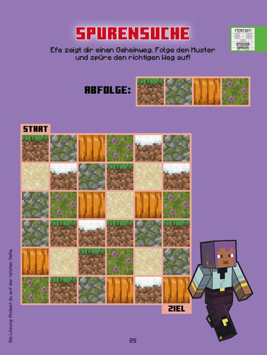 Produktbild Panini Minecraft: 1001 Sticker: Stickern - Rätseln - Ausmalen