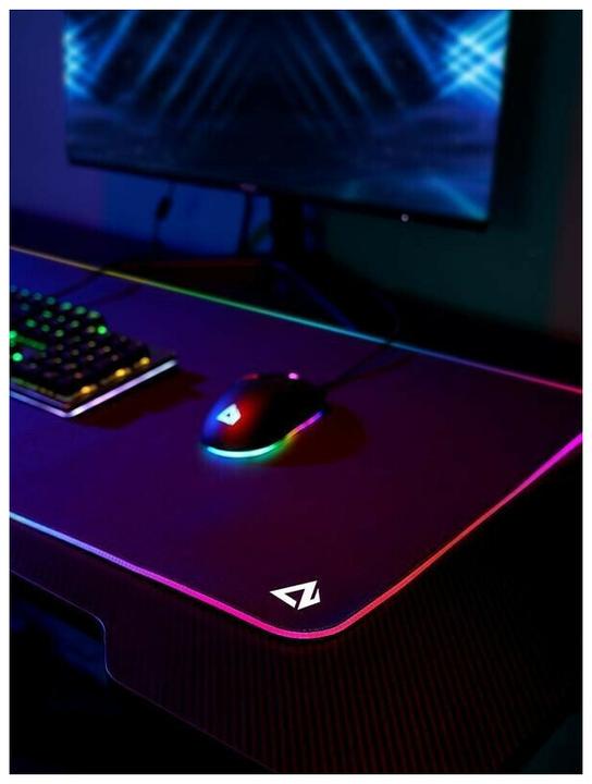 Actual product image Aukey KM-P7 RGB Mouse Pad, Black (XXL)