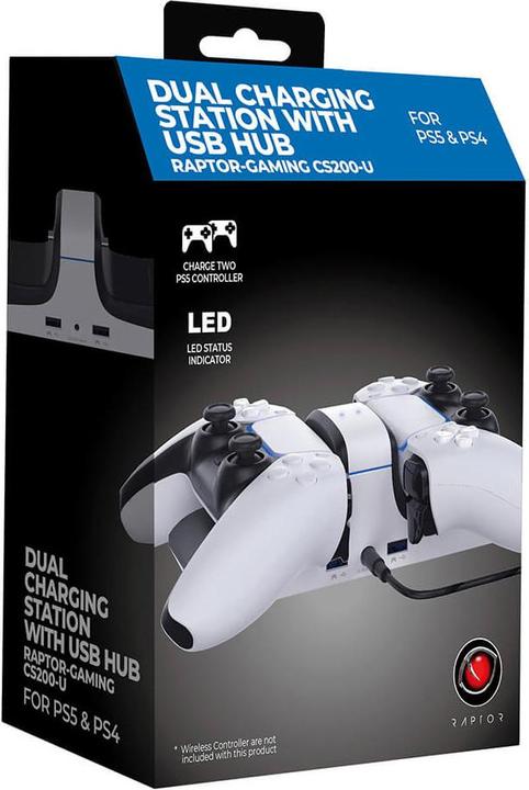 Image du produit Raptor Gaming CS200 USB Dual Charging Station (PS5)