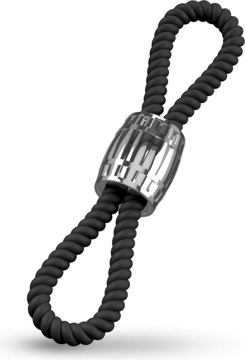 Actual product image Rebel Heavy Rope Cock Strap with two Loops (5.50 cm)