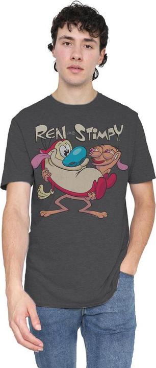Actual product image Ren & Stimpy Unisex Adult Two Of A Kind T-Shirt (S)
