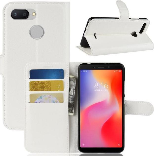 Image du produit MU Classic Série de couvertures de livres en cuir litchi (Xiaomi Redmi 6)