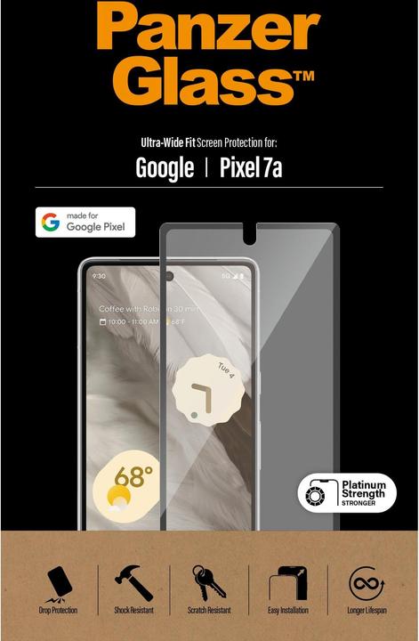 Immagine prodotto PanzerGlass Ultra-Wide Fit (1 Pezzo/i, Google Pixel 7a)