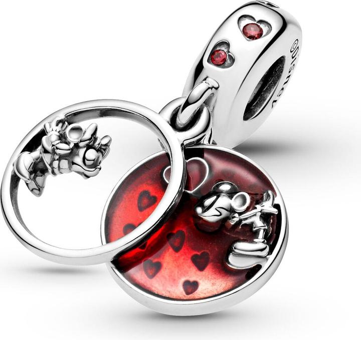 Immagine prodotto Pandora Micky & Minnie Maus Liebe und Küsse (Argento 925, Smalto)