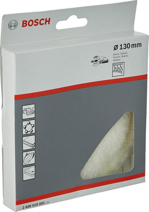 Image du produit Bosch Professional Zubehör Lamb wool hood for orbital sander 2608610001