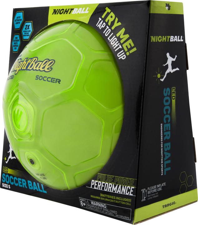 Produktbild Tangle 12801 LED Fussball Standard Grösse 5, Leuchtender Spielball mit Sensor aktivierten...