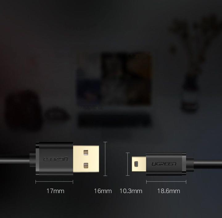 Image du produit Ugreen USB A – USB Mini-B (3 m, USB 2.0)
