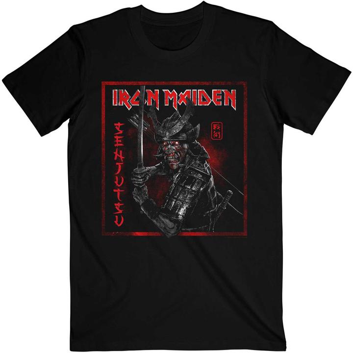 Iron Maiden Senjutsu Cover Distressed Red