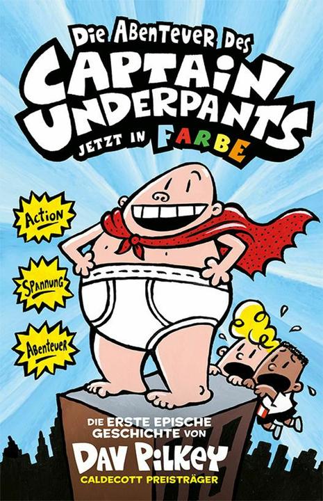 Actual product image Die Abenteuer des Captain Underpants Band 1 (German, Dav Pilkey, 2020)