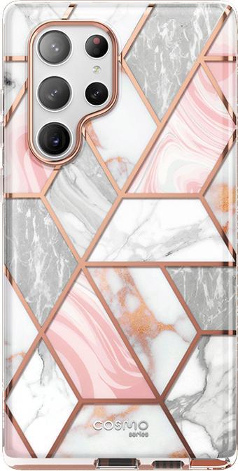 Produktbild Supcase Cosmo Galaxy S23 Ultra Marble Pink (Samsung Galaxy S23 Ultra)