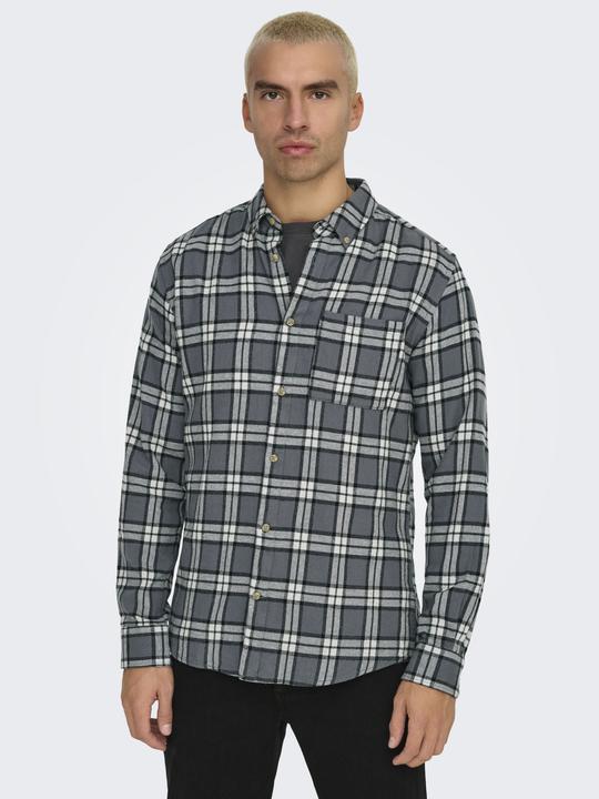 Produktbild Only & Sons Onsral Ls Slim Check Shirt (XL)